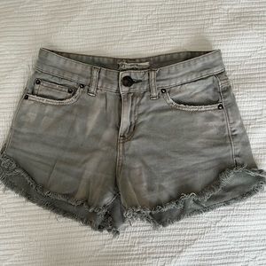 Free People Denim Jean Shorts Midrise SZ 24